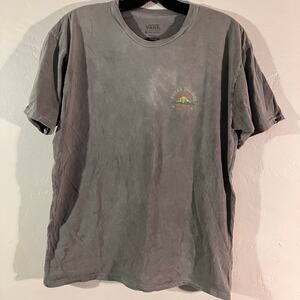 Vans Park Project Gray Rising Sun Outdoor Crewneck T-shirt